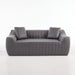 Oversized 2 Seater Loveseat With 2 Decor Throw Pillows, Deep Seat Sofa For Living Rooms Hearth and Haven
