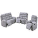 Modern Living Room Set With Manual Recliner Home Essentials