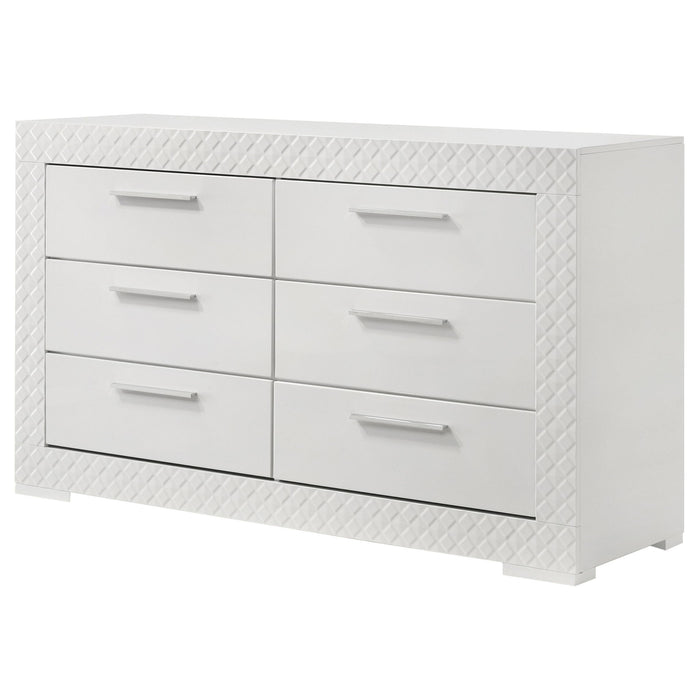 Pierce - 6 Drawer Dresser Cabinet Furniture Max