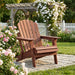 Oversize Outdoor Folding Adirondack Chair, Patio Chair For Garden Home Essentials