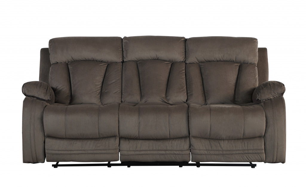 Modern Fabric Sofa - Brown