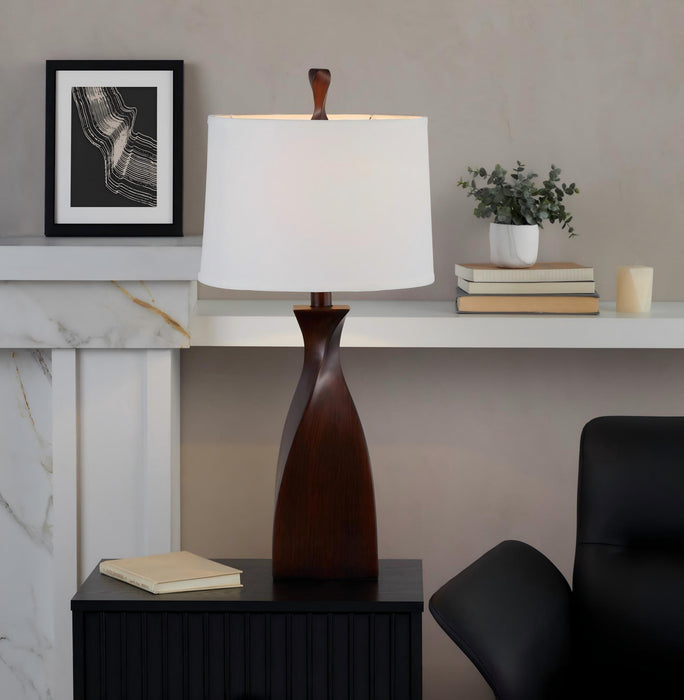 Curvo - Contemporary Polyresin Table Lamp (Set of 2) Lumi Source