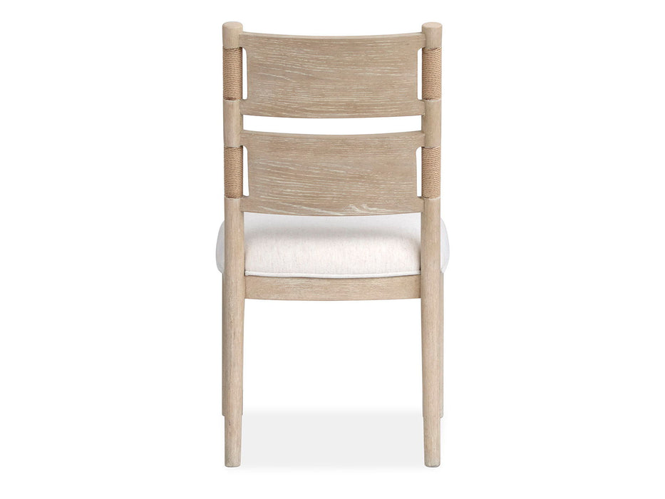 Sunset Cove - Upholstered Side Chair With Wood Back (Set of 2) - Sanibel Brown Magnussen Furniture