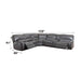 Saul - Sectional Sofa ACME