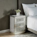 Noralie - Accent Table Mirrored / Faux Dimaonds - Silver Urban Nest