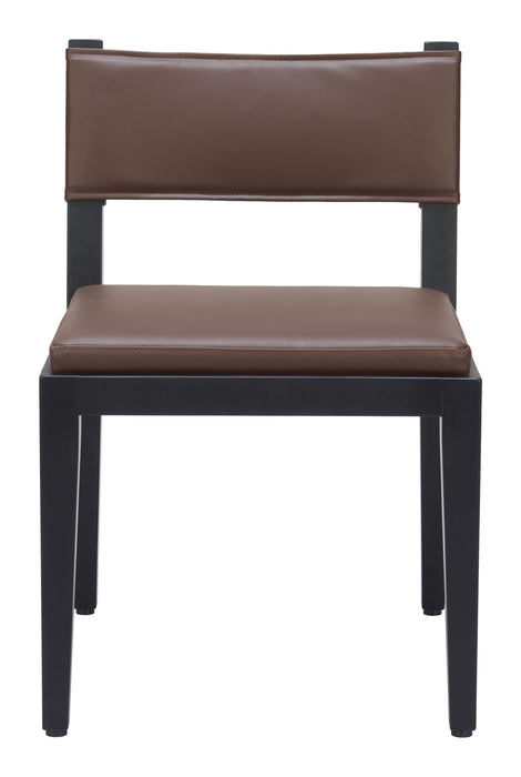 Roxas - Dining Chair (Set of 2) - Brown Zuo Modern