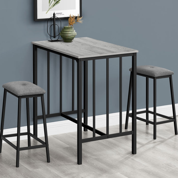 3 Pieces Dining Set, Counter Height, Rectangular, Small, Contemporary & Modern 8th Street