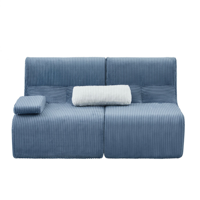 Modern Sectional Loveseat With Ergonomic Design Hearth and Haven