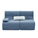 Modern Sectional Loveseat With Ergonomic Design Hearth and Haven