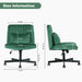 Criss Cross Office Chair With Adjustable Height, Ergonomic Design Home Essentials