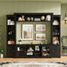 All-In-One TV Stand With Bookcase For TVs Up To 65" Hearth and Haven