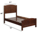 Carved Headboard Bed Home Essentials