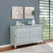 Arabesque - 6 Drawer Dresser - Silver Furniture Max