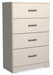 Stelsie - Four Drawer Chest - White Signature Design by Ashley®