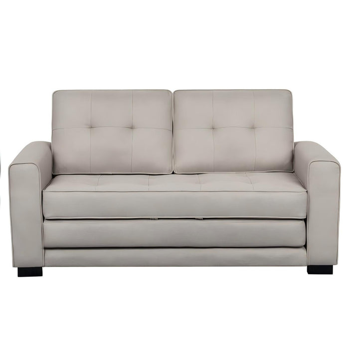 Upholstered Pull Out Sleeper Loveseat US Pride