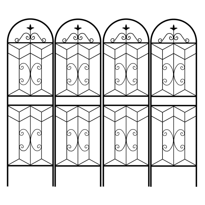 Garden Trellis, Rustproof Support For Climbing Plants Daily Nest