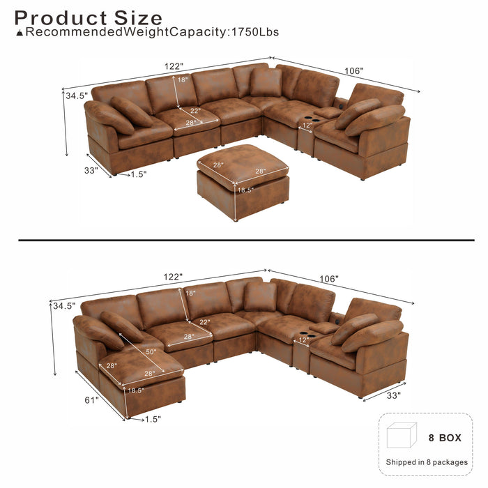 Modular Design Cloud Sofa, Freely Configurable Home Essentials