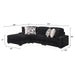 Magnum - Modern Sectional Sofa Matrix Furniture Group