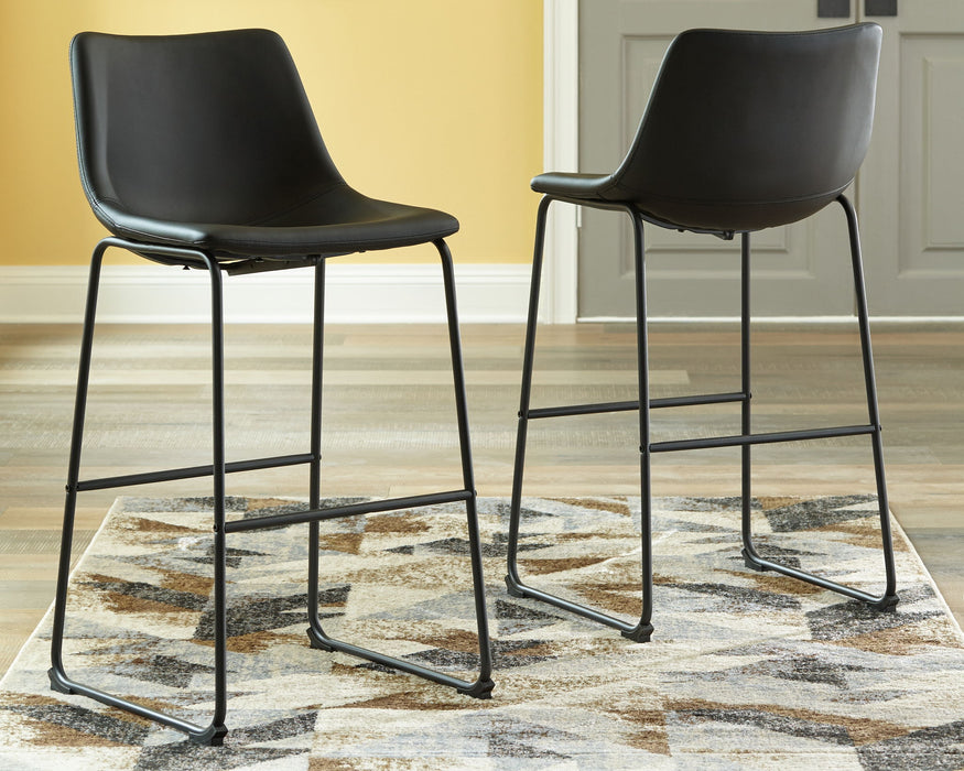 Centiar - Upholstered Barstool (Set of 2) Signature Design by Ashley®