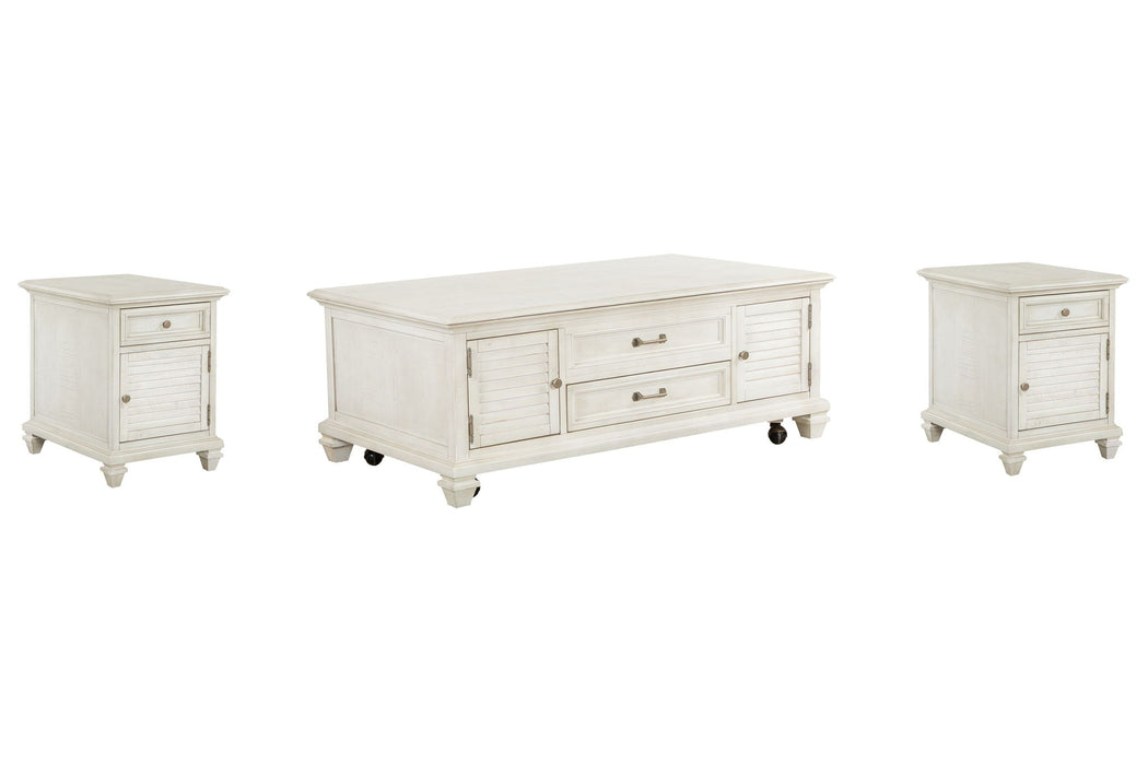 Newport - Lift Top Storage Cocktail Table Set Magnussen Furniture
