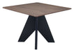 Lisse - Square Dining Table - Espresso Zuo Modern