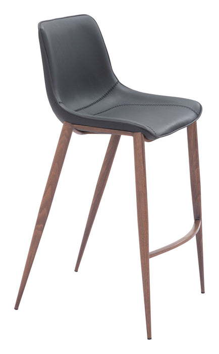 Magnus - Barstool With Black Legs (Set of 2) Zuo Modern