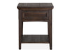 Westley Falls - Rectangular End Table - Graphite Magnussen Furniture