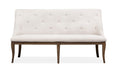 Roxbury Manor - Bench With Upholstered Seat and Back - Homestead Brown Magnussen Furniture