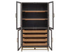 Lindon - Two Tone Dining Cabinet - Dark Brown Magnussen Furniture