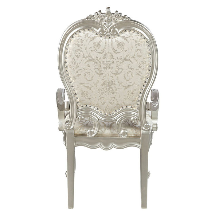 Bently - Arm Chair (Set of 2) - Fabric & Champagne ACME