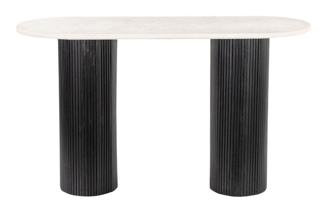 Izola - Console Table - White / Black Zuo Modern