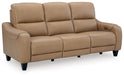 Mosswell - Power Reclining Sofa With Adj Headrest - Toffee Ashley®