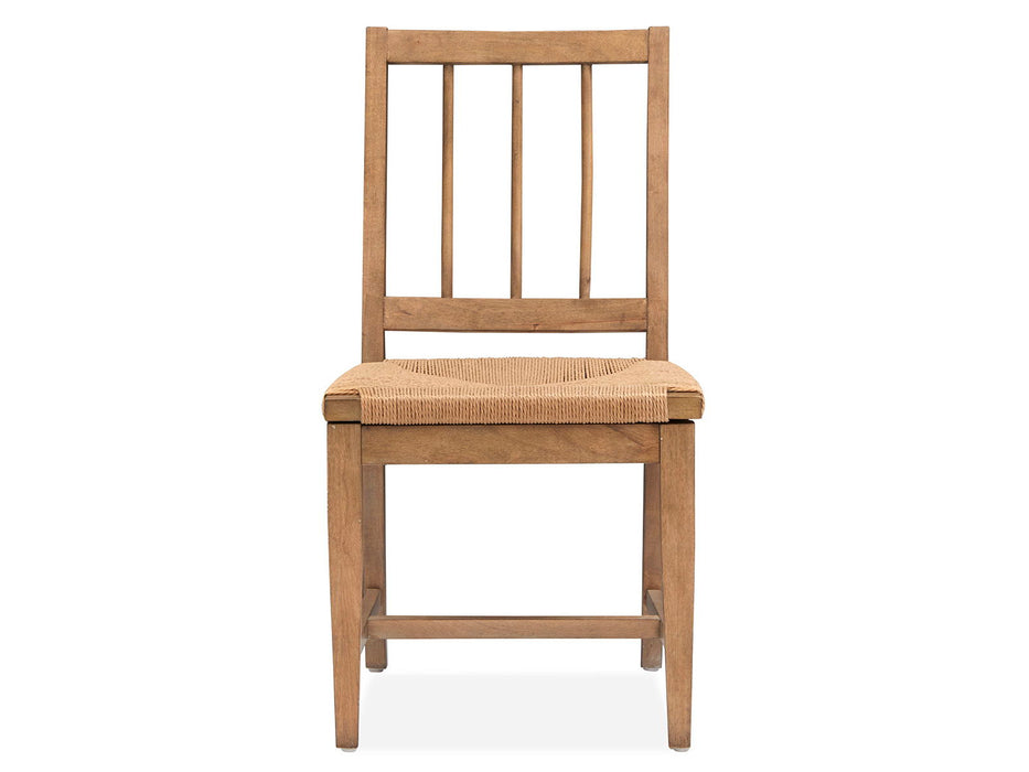 Lindon - Dining Side Chair With Paper Cord Seat (Set of 2) - Light Brown Magnussen Furniture