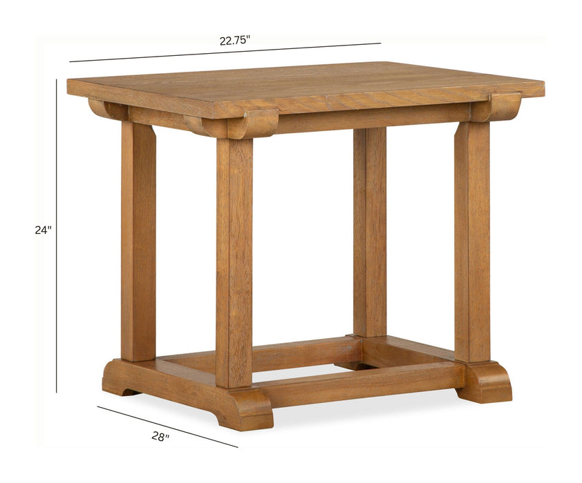 Lindon - Rectangular End Table - Belgian Wheat Magnussen Furniture