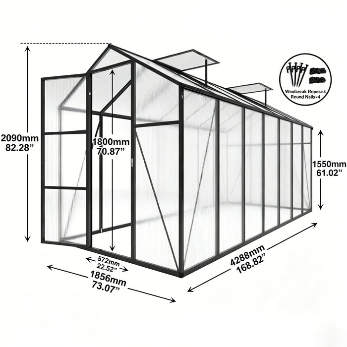Gain Height Windproof house With Raised Base Daily Nest