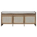 Entryway Shoe Bench With Drawers & Button Tufted Cushion Hearth and Haven