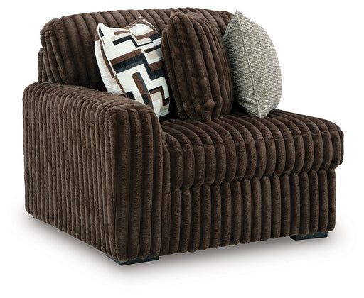 Midnight-Madness - LAF Corner Chair - Chocolate Signature Design by Ashley®
