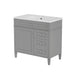 Bathroom Vanity With Top Sink, 2 Drawers, Tip Out Drawer Hearth and Haven