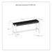 Dahlia - Outdoor Indoor Contemporary Bench Simpli-Home