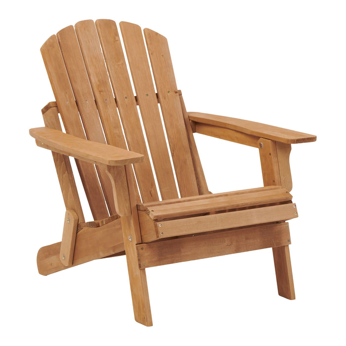 Oversize Outdoor Folding Adirondack Chair, Patio Chair For Garden Home Essentials