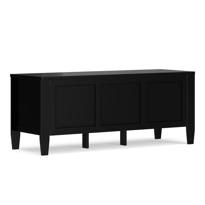 Brooklyn - Storage Bench - Black Simpli-Home