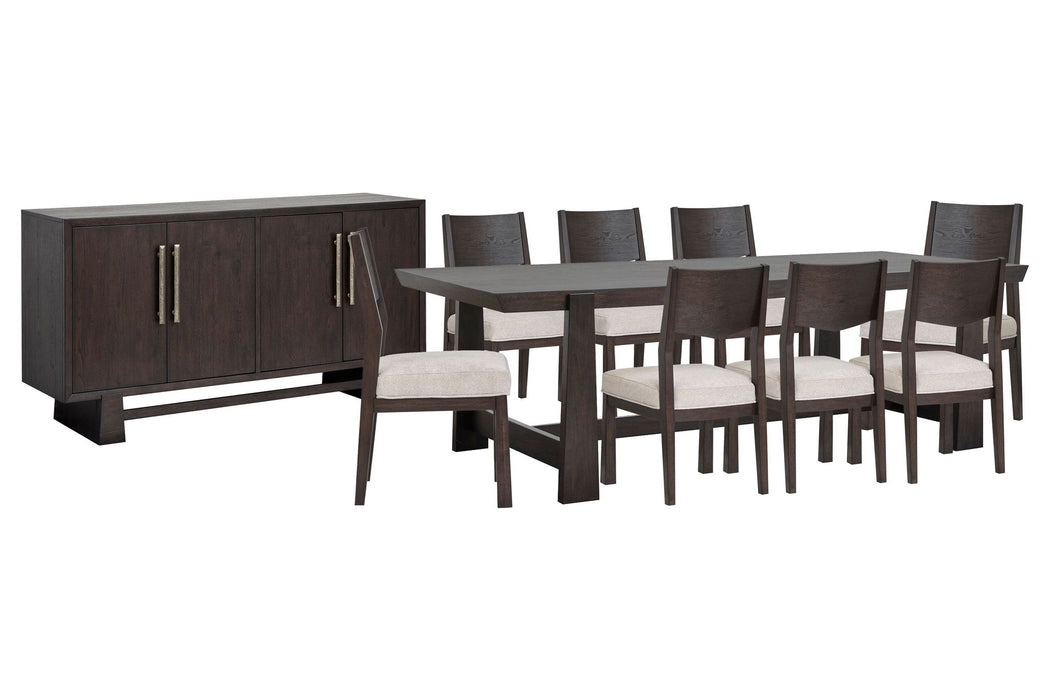 Tauren - Trestle Dining Table Set Magnussen Furniture