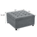 Square Tufted Storage Ottoman With Nailhead Trim Home Essentials