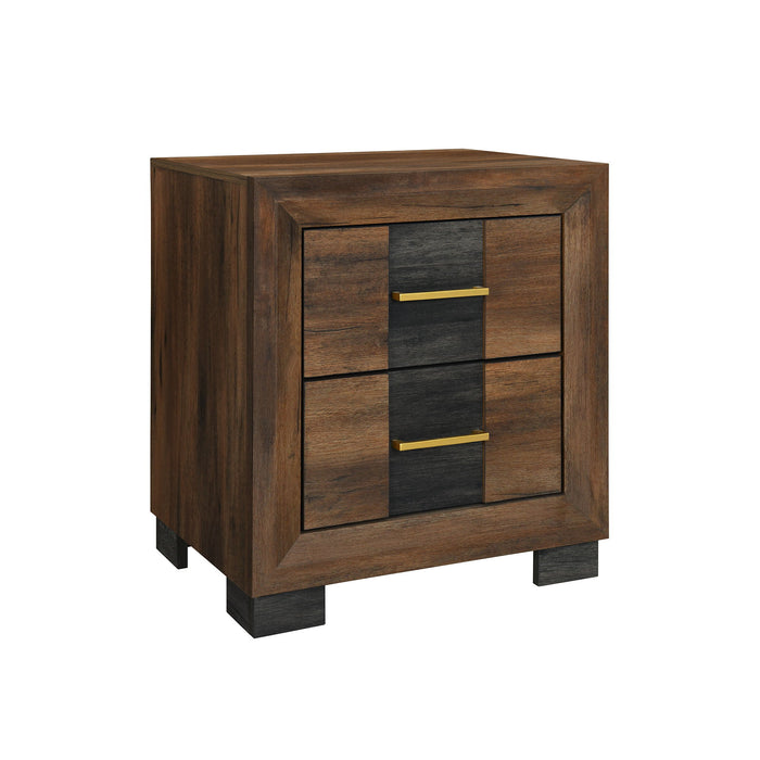 Prime - Nightstand - Brown Black Global Furniture USA