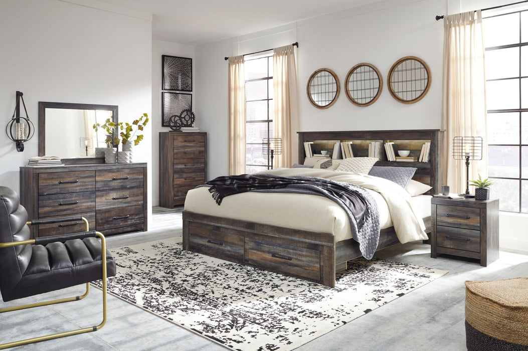 Drystan - Panel Bookcase Bed Signature Design by Ashley®