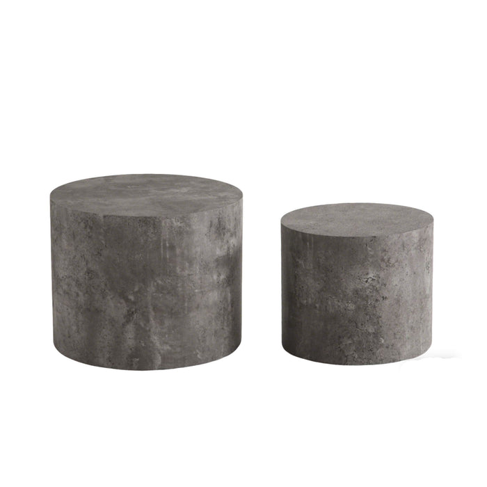 Modern Round Nesting Coffee Table (Set of 2) Home Essentials