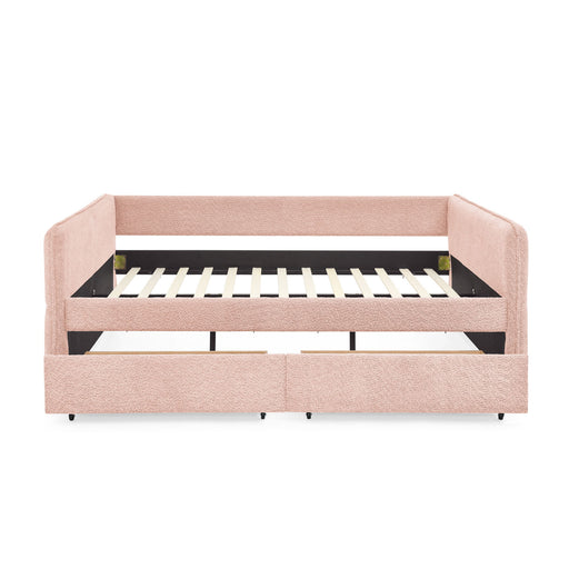 Upholstered Daybed & 2 Drawers Home Essentials
