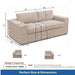Oversized Modular Loveseat Set Home Essentials
