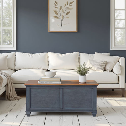 Lift-Top Coffee Table - Blue Home Essentials