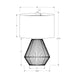 Lighting, Table Lamp, Rope, Resin, Transitional - Brown 8th Street